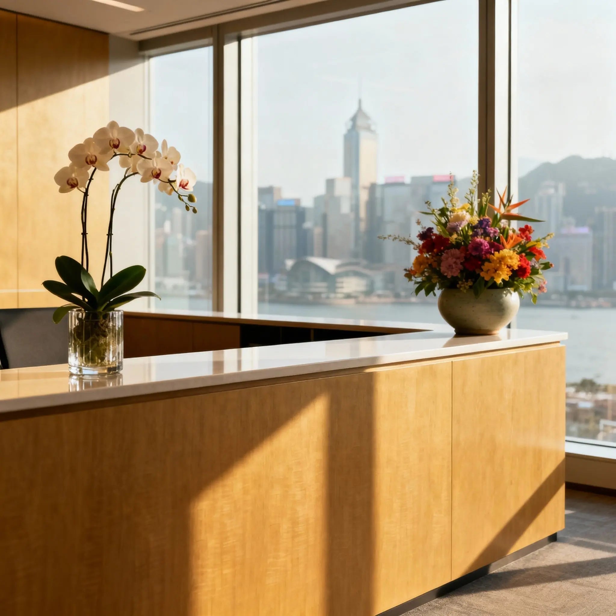 Top Desk and Reception Flowers to Impress Clients in Hong Kong ...