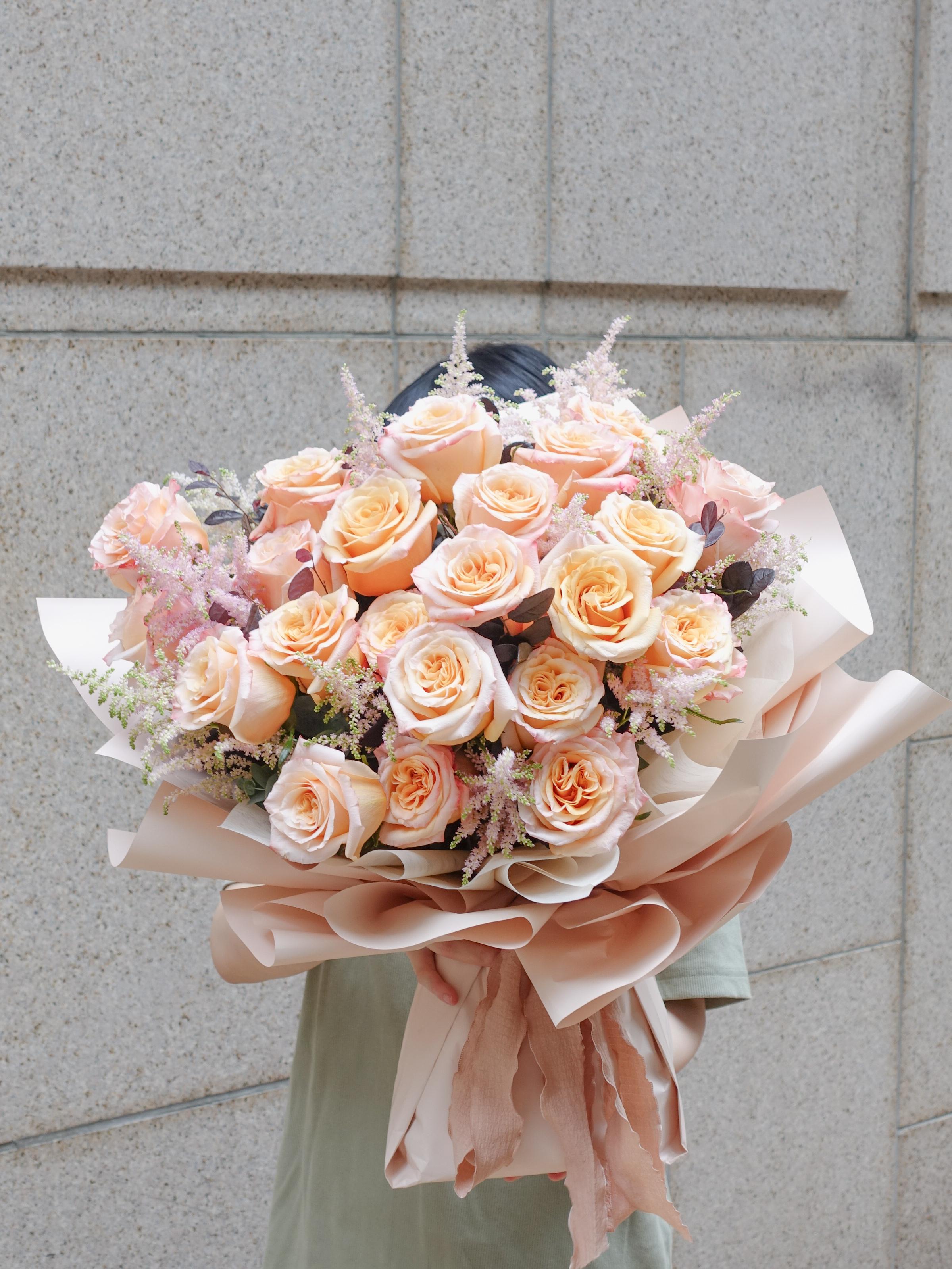 Blush Shimmer Blossom Florist