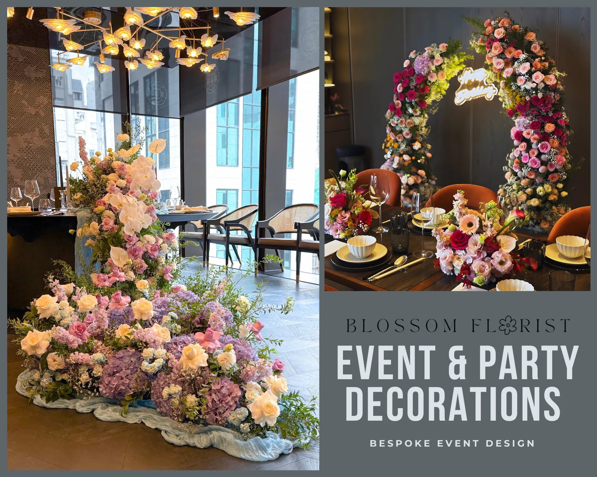 Event & Party Floral Design | Blossom Florist | Hong Kong