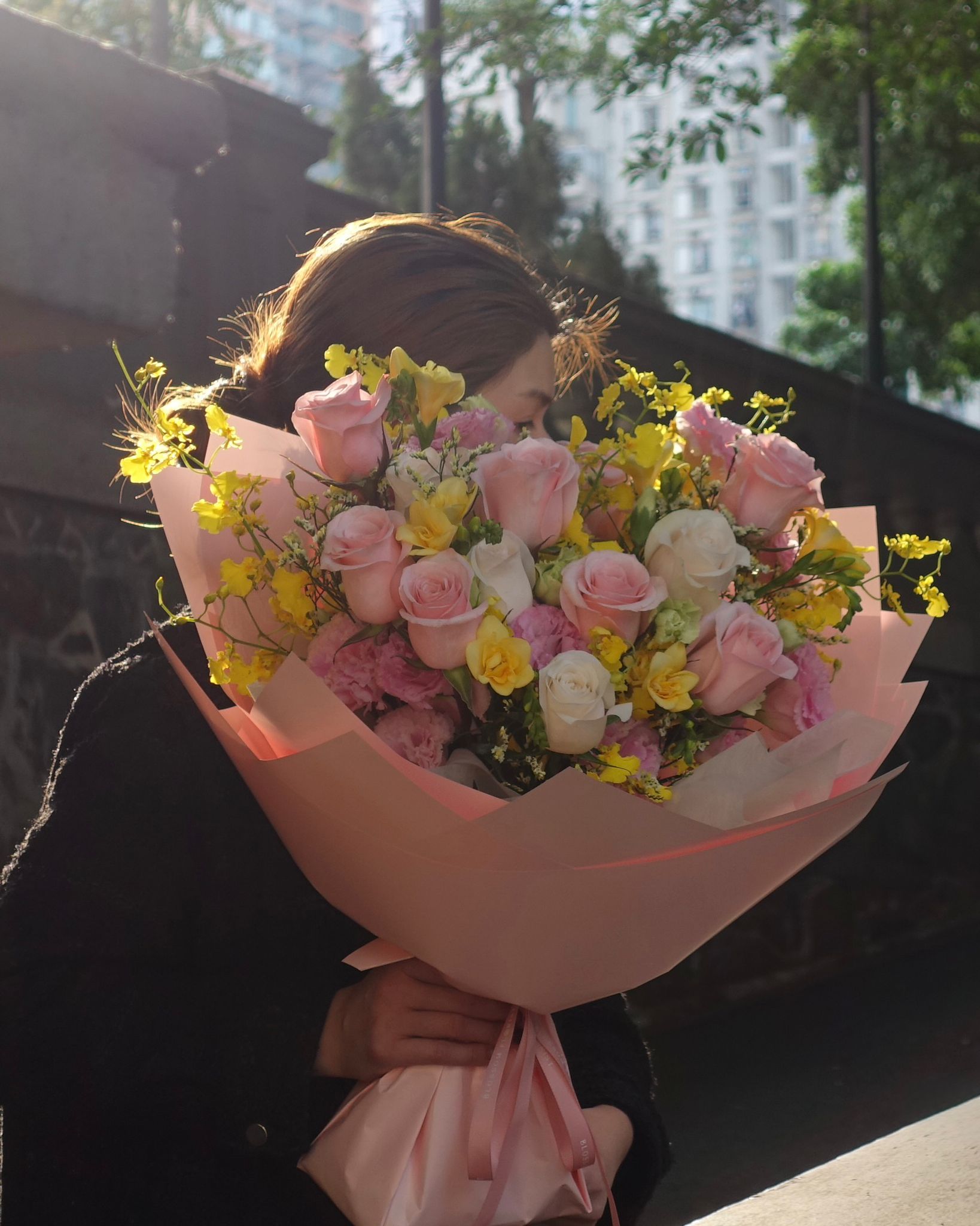 Rosy Sunshine Blossom Florist